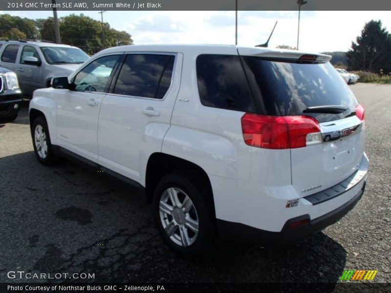Summit White / Jet Black 2014 GMC Terrain SLE AWD