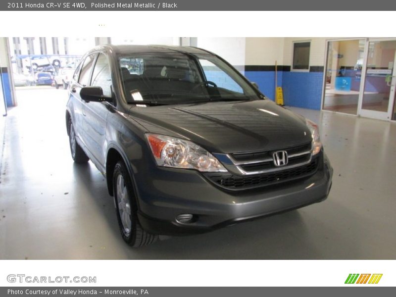 Polished Metal Metallic / Black 2011 Honda CR-V SE 4WD