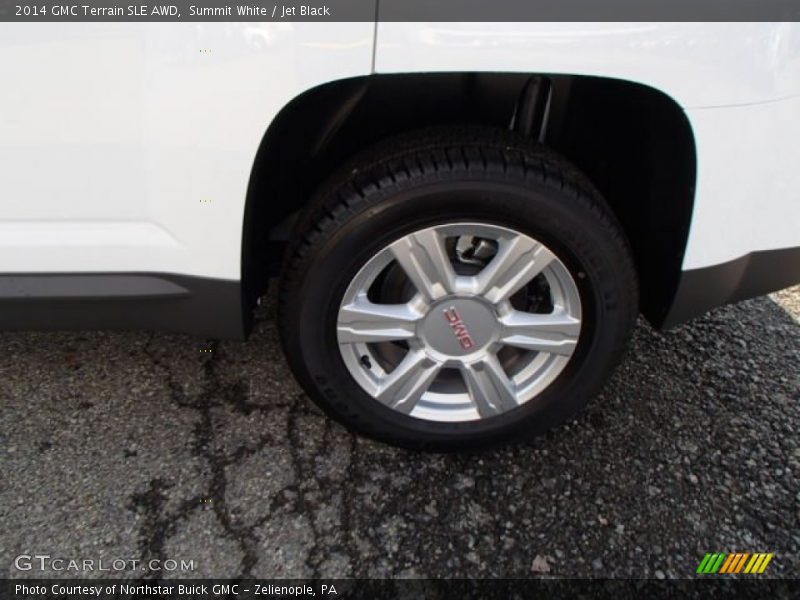 Summit White / Jet Black 2014 GMC Terrain SLE AWD