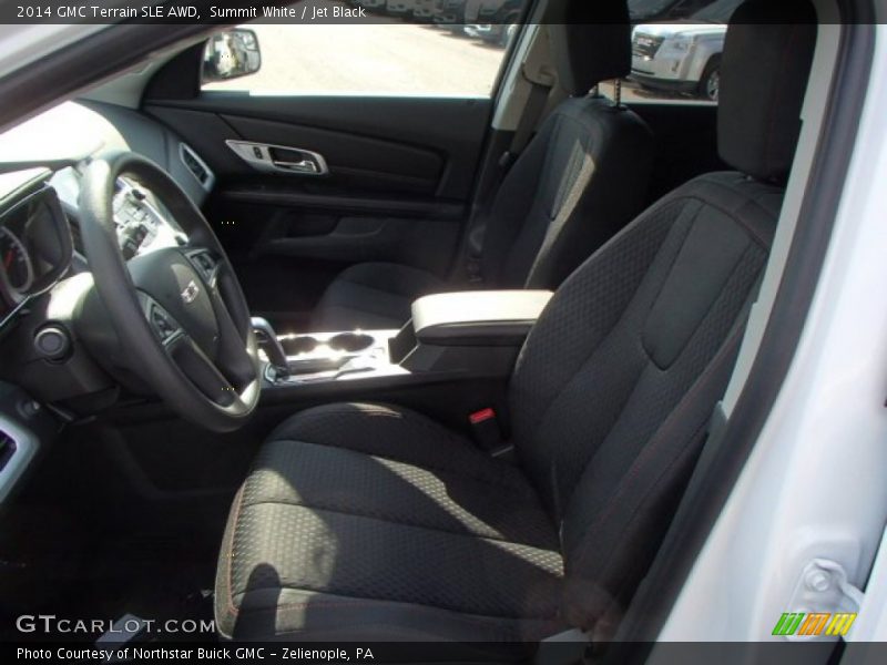 Summit White / Jet Black 2014 GMC Terrain SLE AWD