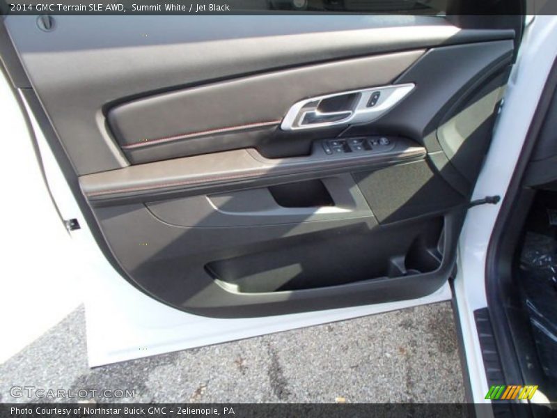 Summit White / Jet Black 2014 GMC Terrain SLE AWD