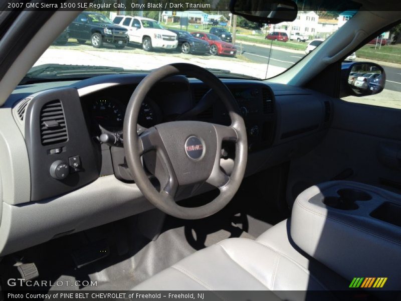 Onyx Black / Dark Titanium 2007 GMC Sierra 1500 SLE Regular Cab