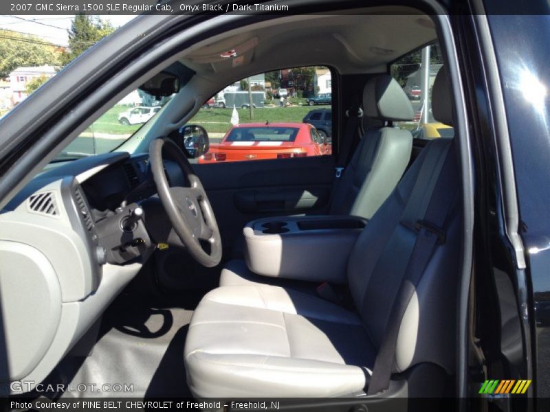 Onyx Black / Dark Titanium 2007 GMC Sierra 1500 SLE Regular Cab