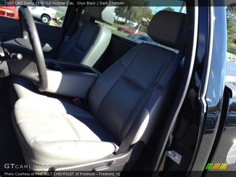 Onyx Black / Dark Titanium 2007 GMC Sierra 1500 SLE Regular Cab