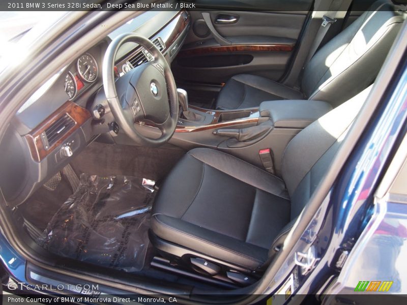 Deep Sea Blue Metallic / Black 2011 BMW 3 Series 328i Sedan