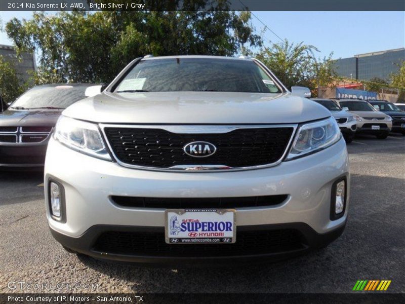 Bright Silver / Gray 2014 Kia Sorento LX AWD