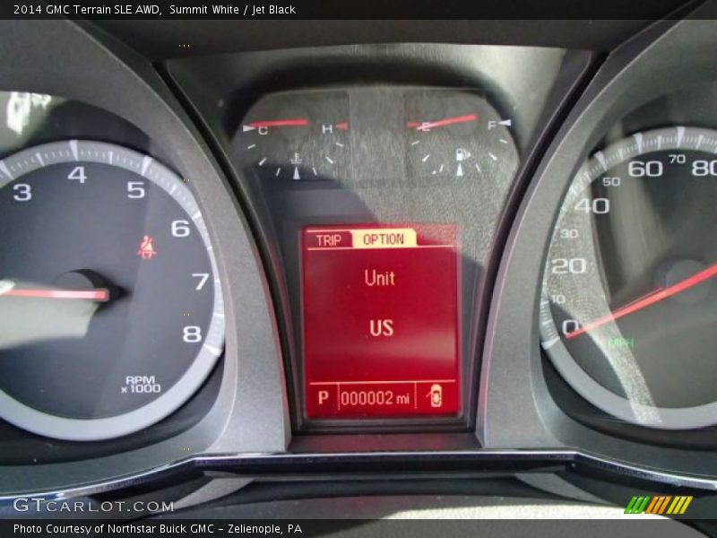 Summit White / Jet Black 2014 GMC Terrain SLE AWD