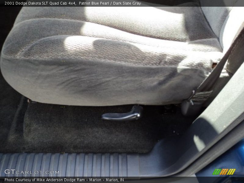 Patriot Blue Pearl / Dark Slate Gray 2001 Dodge Dakota SLT Quad Cab 4x4