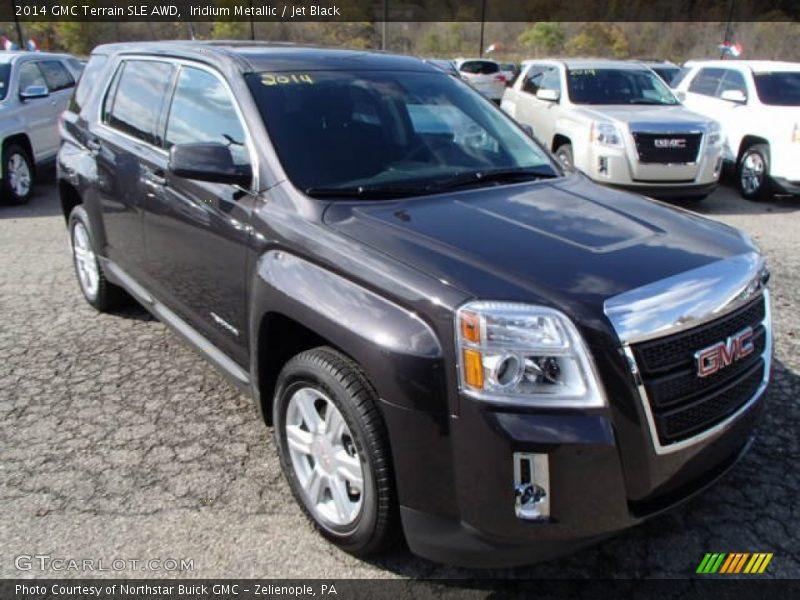 Iridium Metallic / Jet Black 2014 GMC Terrain SLE AWD