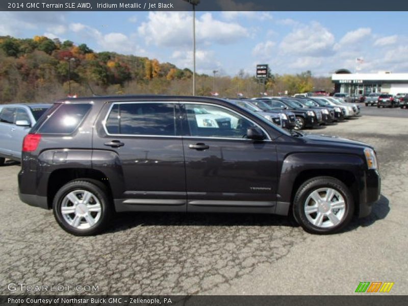 Iridium Metallic / Jet Black 2014 GMC Terrain SLE AWD