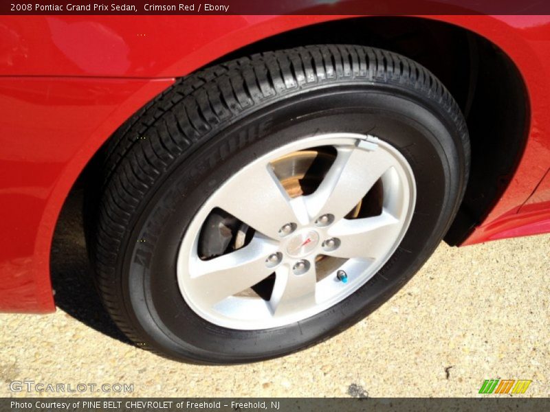 Crimson Red / Ebony 2008 Pontiac Grand Prix Sedan