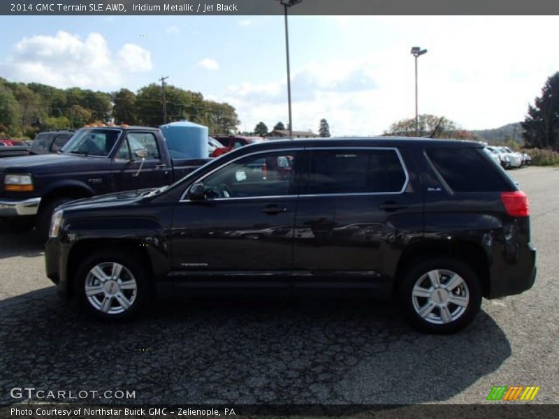 Iridium Metallic / Jet Black 2014 GMC Terrain SLE AWD
