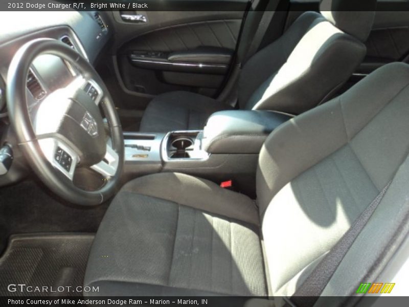Bright White / Black 2012 Dodge Charger R/T