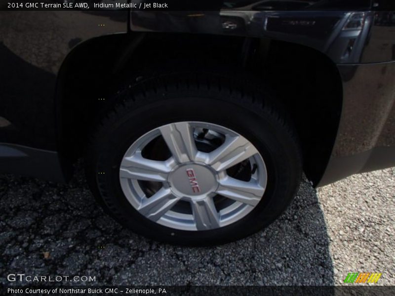 Iridium Metallic / Jet Black 2014 GMC Terrain SLE AWD