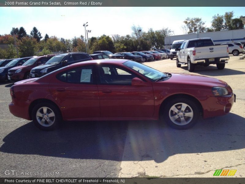 Crimson Red / Ebony 2008 Pontiac Grand Prix Sedan