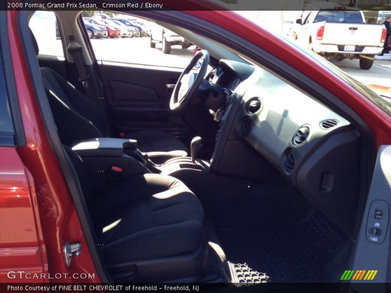 Crimson Red / Ebony 2008 Pontiac Grand Prix Sedan