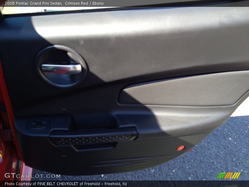 Crimson Red / Ebony 2008 Pontiac Grand Prix Sedan