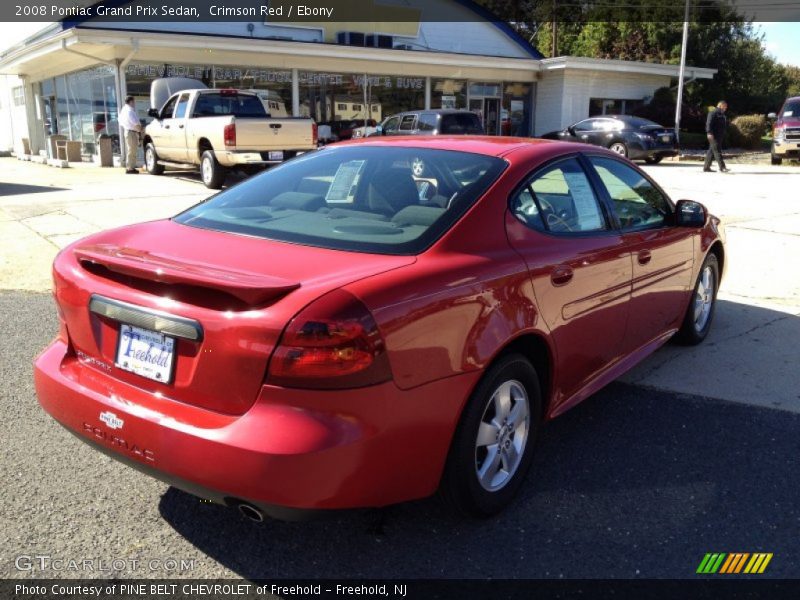 Crimson Red / Ebony 2008 Pontiac Grand Prix Sedan