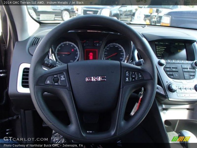 Iridium Metallic / Jet Black 2014 GMC Terrain SLE AWD