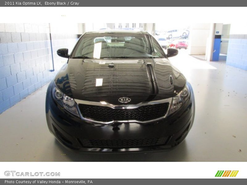 Ebony Black / Gray 2011 Kia Optima LX