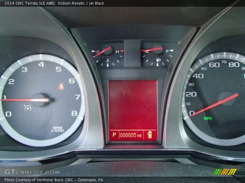 Iridium Metallic / Jet Black 2014 GMC Terrain SLE AWD