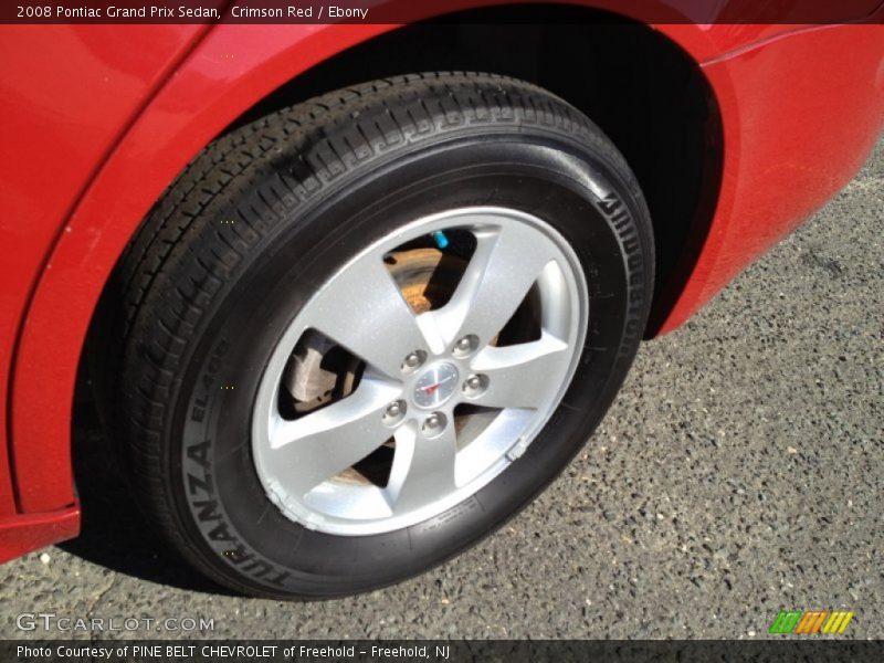 Crimson Red / Ebony 2008 Pontiac Grand Prix Sedan