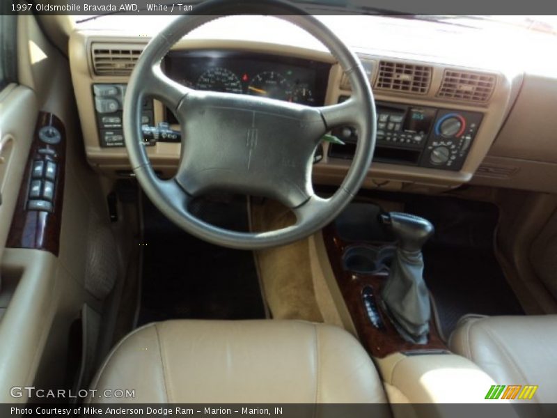 White / Tan 1997 Oldsmobile Bravada AWD