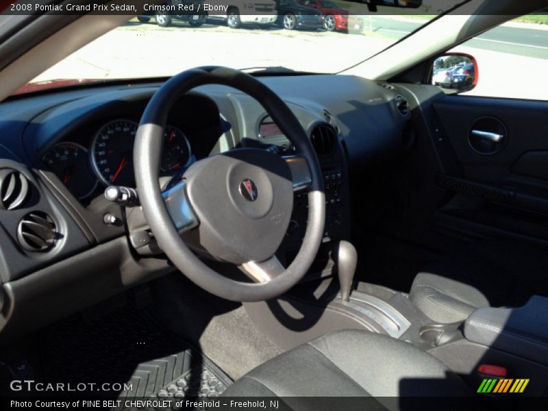 Crimson Red / Ebony 2008 Pontiac Grand Prix Sedan