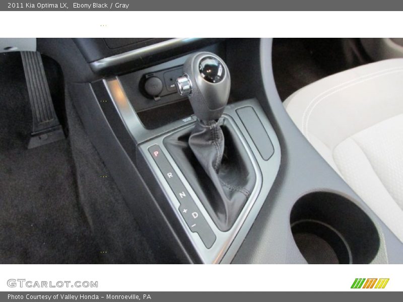 Ebony Black / Gray 2011 Kia Optima LX