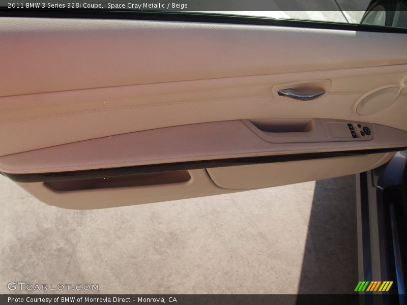 Space Gray Metallic / Beige 2011 BMW 3 Series 328i Coupe