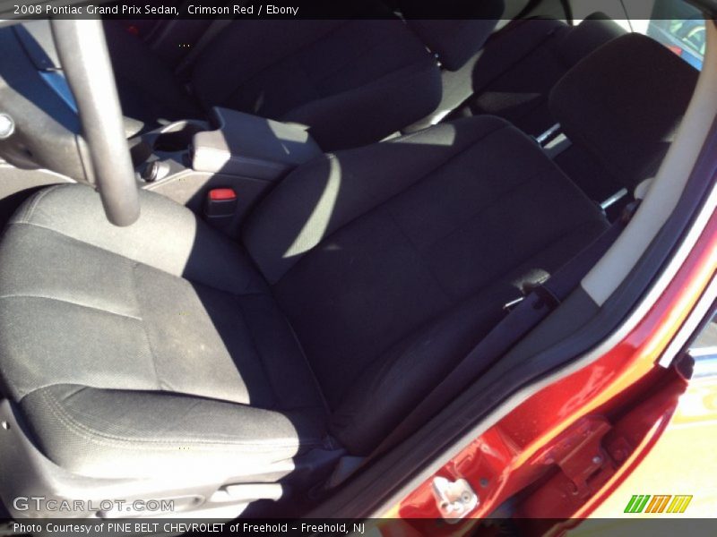 Crimson Red / Ebony 2008 Pontiac Grand Prix Sedan