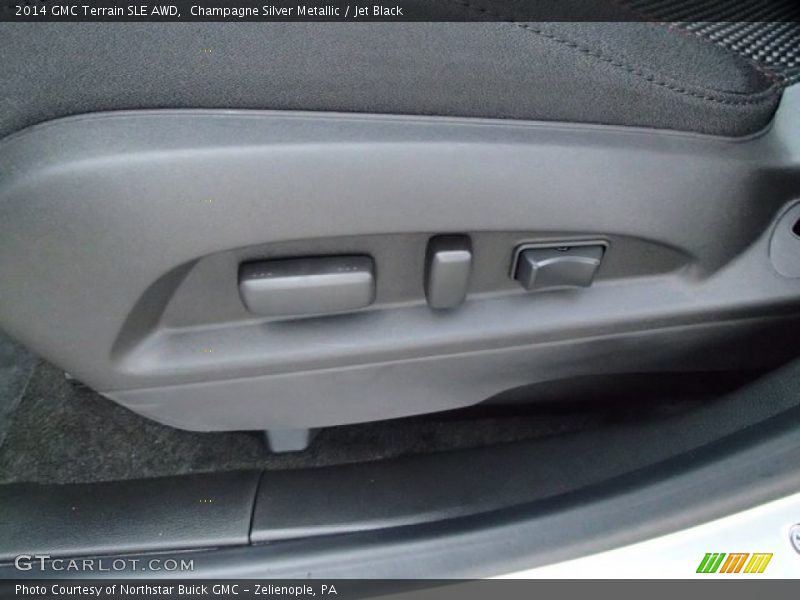 Champagne Silver Metallic / Jet Black 2014 GMC Terrain SLE AWD