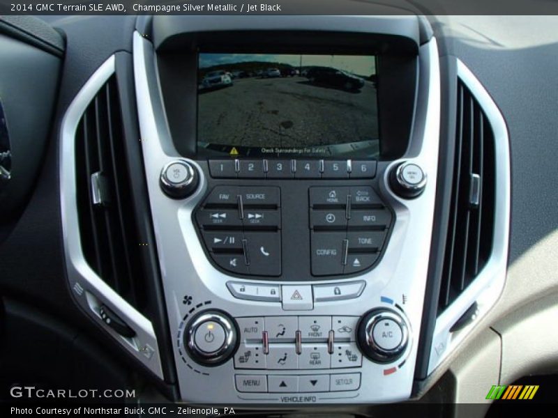 Champagne Silver Metallic / Jet Black 2014 GMC Terrain SLE AWD