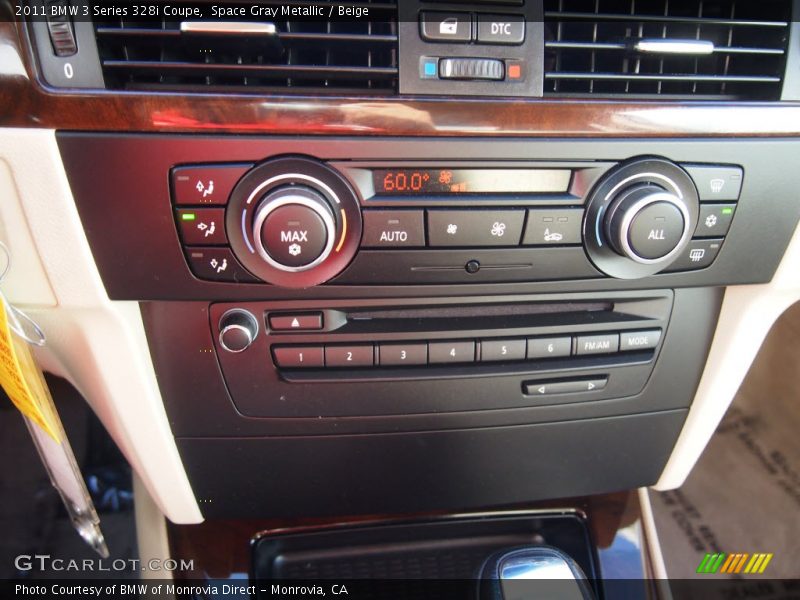 Space Gray Metallic / Beige 2011 BMW 3 Series 328i Coupe