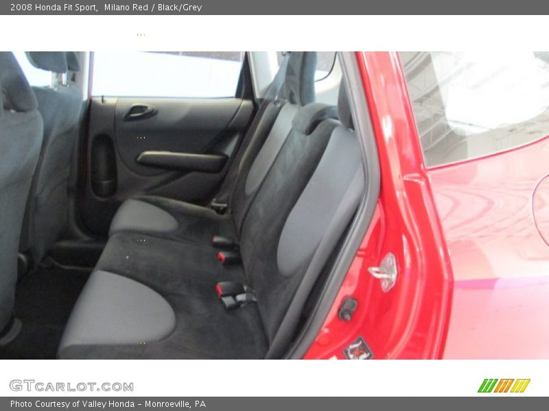 Milano Red / Black/Grey 2008 Honda Fit Sport