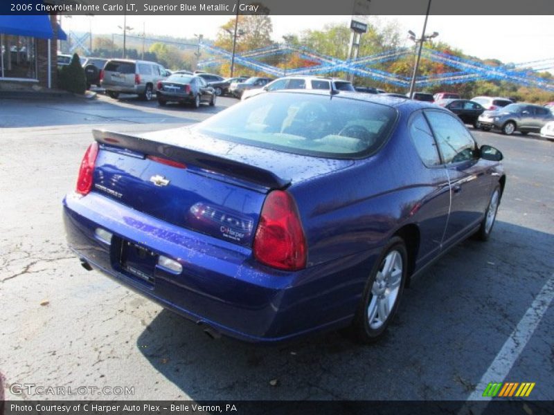Superior Blue Metallic / Gray 2006 Chevrolet Monte Carlo LT