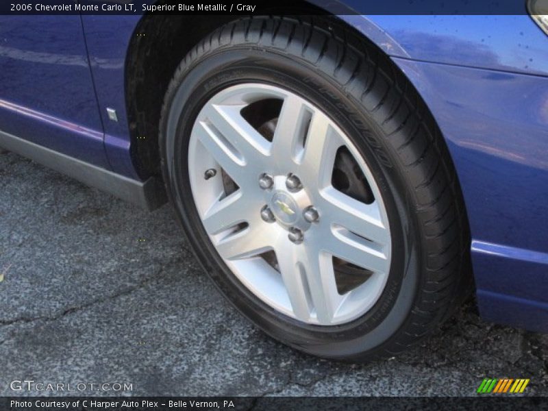 Superior Blue Metallic / Gray 2006 Chevrolet Monte Carlo LT