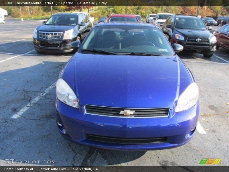 Superior Blue Metallic / Gray 2006 Chevrolet Monte Carlo LT