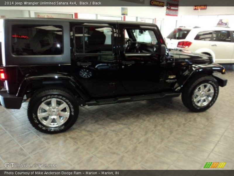 Black / Black 2014 Jeep Wrangler Unlimited Sahara 4x4