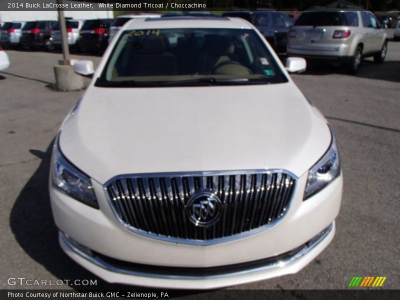 White Diamond Tricoat / Choccachino 2014 Buick LaCrosse Leather