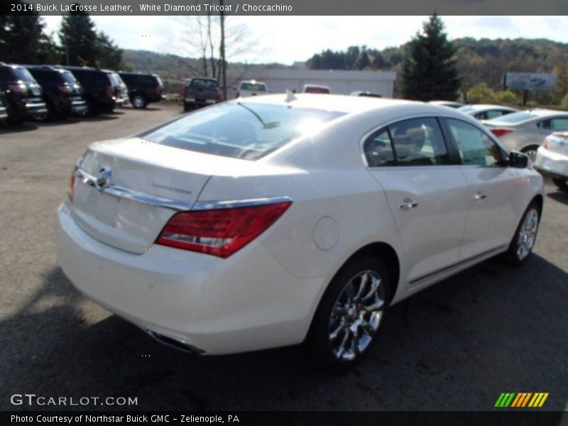 White Diamond Tricoat / Choccachino 2014 Buick LaCrosse Leather