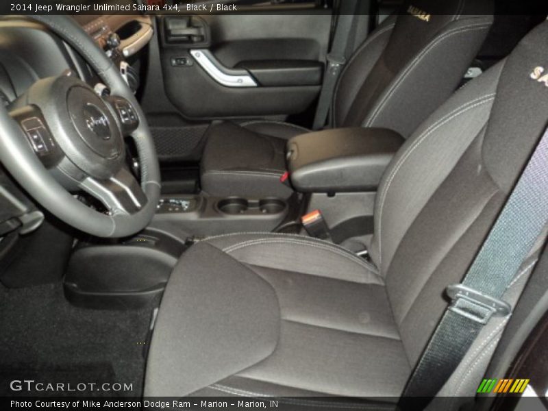 Black / Black 2014 Jeep Wrangler Unlimited Sahara 4x4