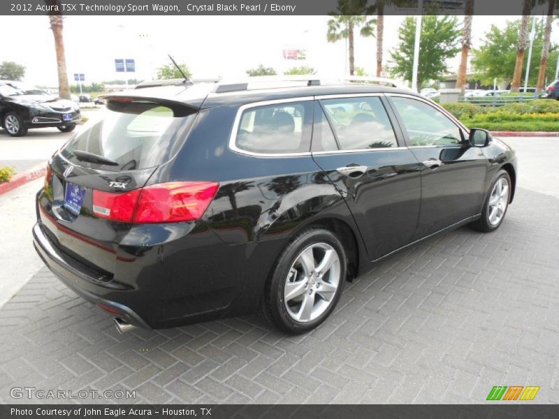 Crystal Black Pearl / Ebony 2012 Acura TSX Technology Sport Wagon