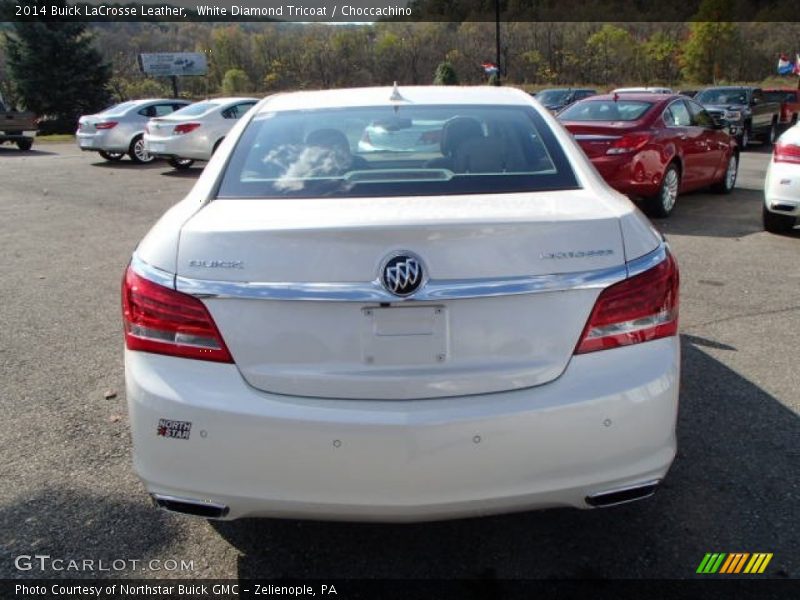 White Diamond Tricoat / Choccachino 2014 Buick LaCrosse Leather