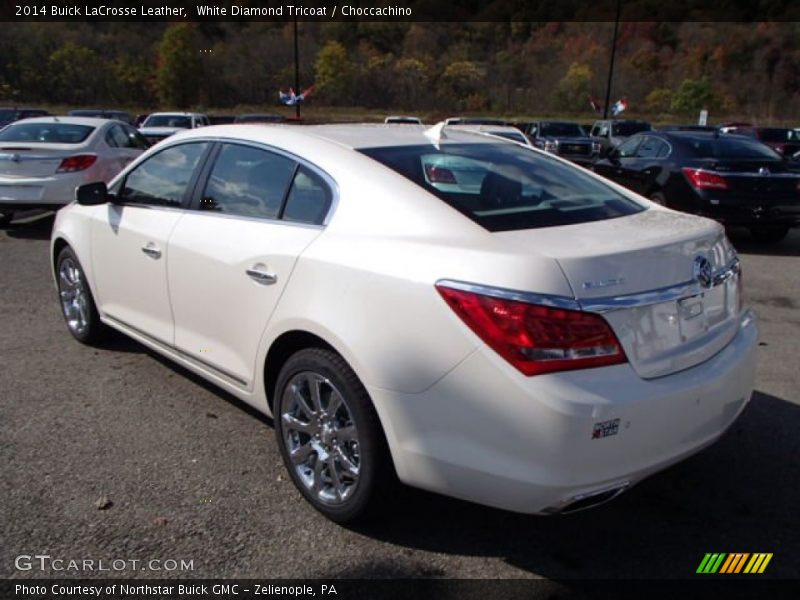 White Diamond Tricoat / Choccachino 2014 Buick LaCrosse Leather