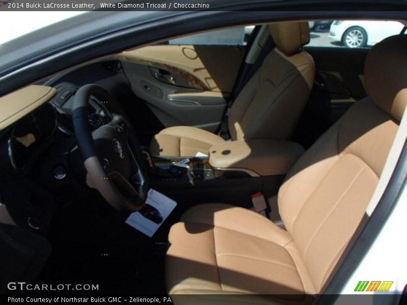 White Diamond Tricoat / Choccachino 2014 Buick LaCrosse Leather