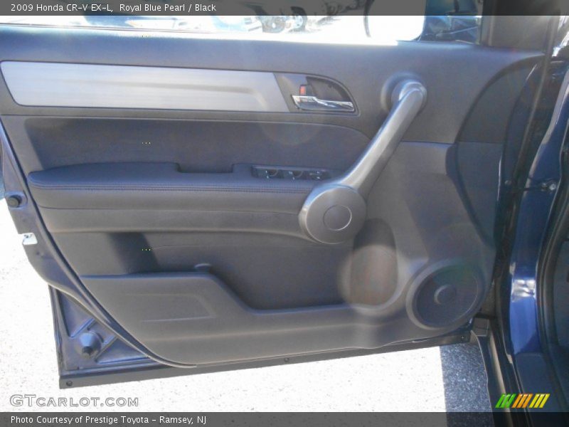 Royal Blue Pearl / Black 2009 Honda CR-V EX-L