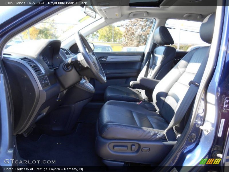 Royal Blue Pearl / Black 2009 Honda CR-V EX-L