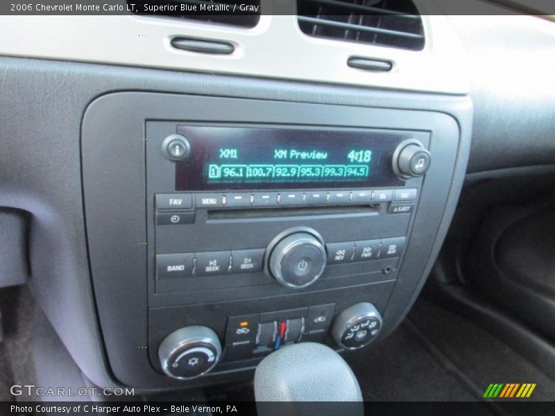 Superior Blue Metallic / Gray 2006 Chevrolet Monte Carlo LT