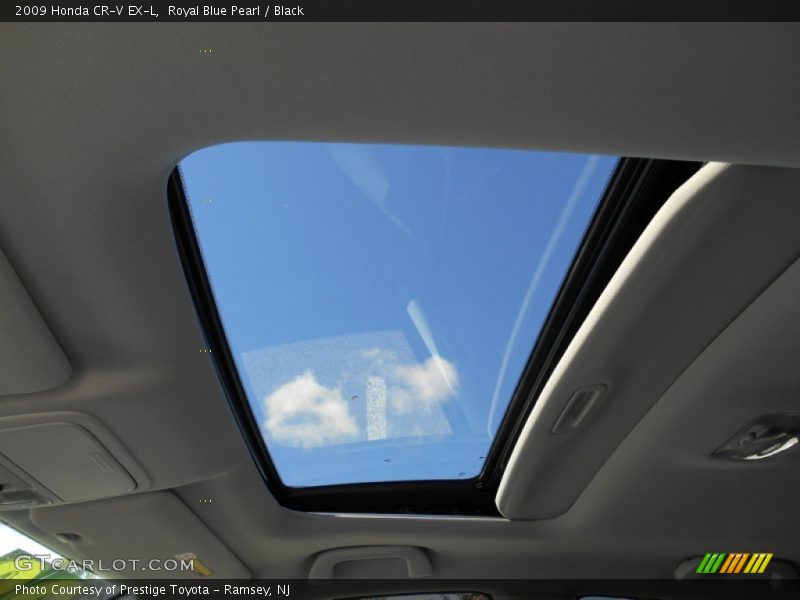 Royal Blue Pearl / Black 2009 Honda CR-V EX-L